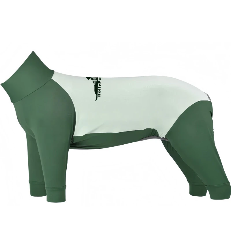 Colour-Block Stretch Dog Suit