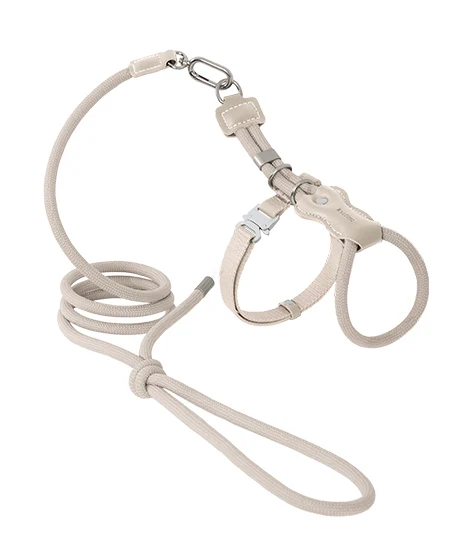 Adjustable Rope Cat Harness & Leash Set