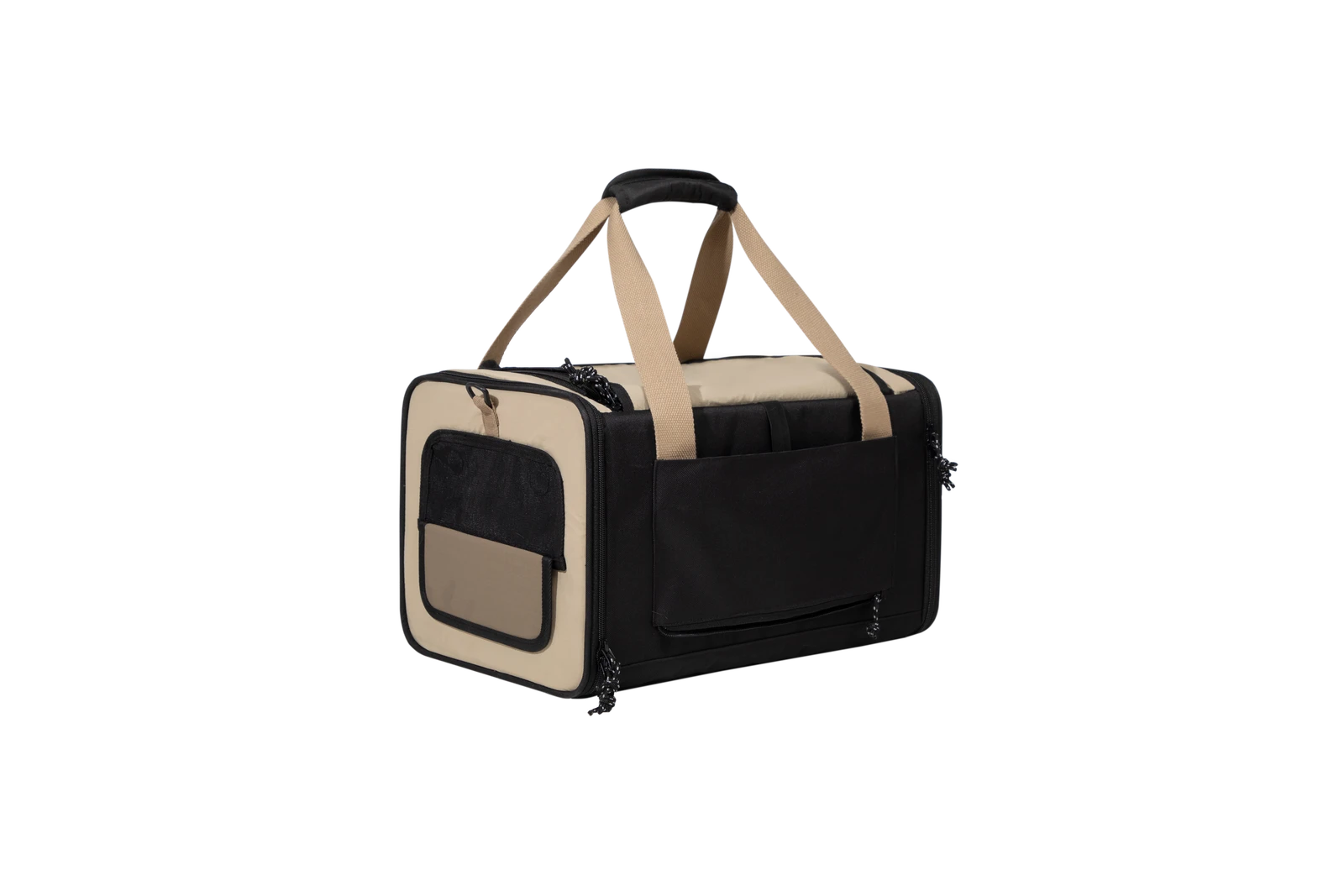 Rear angled view with mesh side panel and pocket