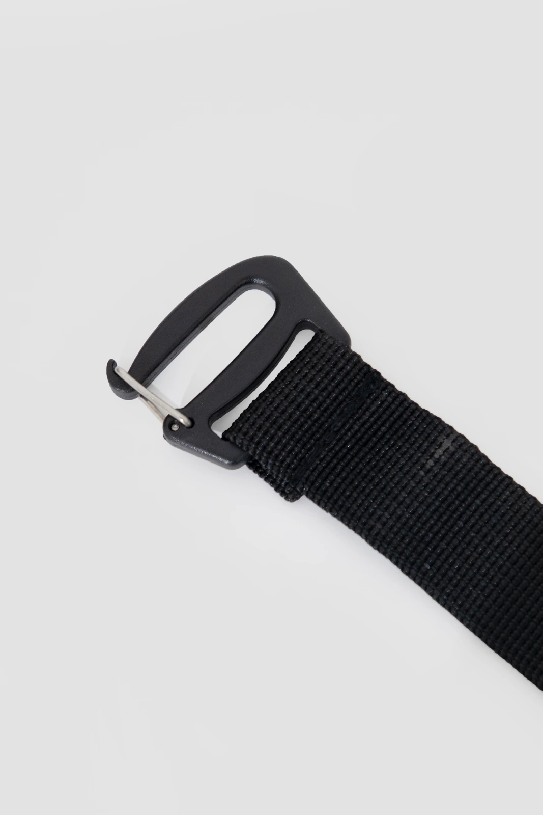 Close-up of adjustable strap buckle