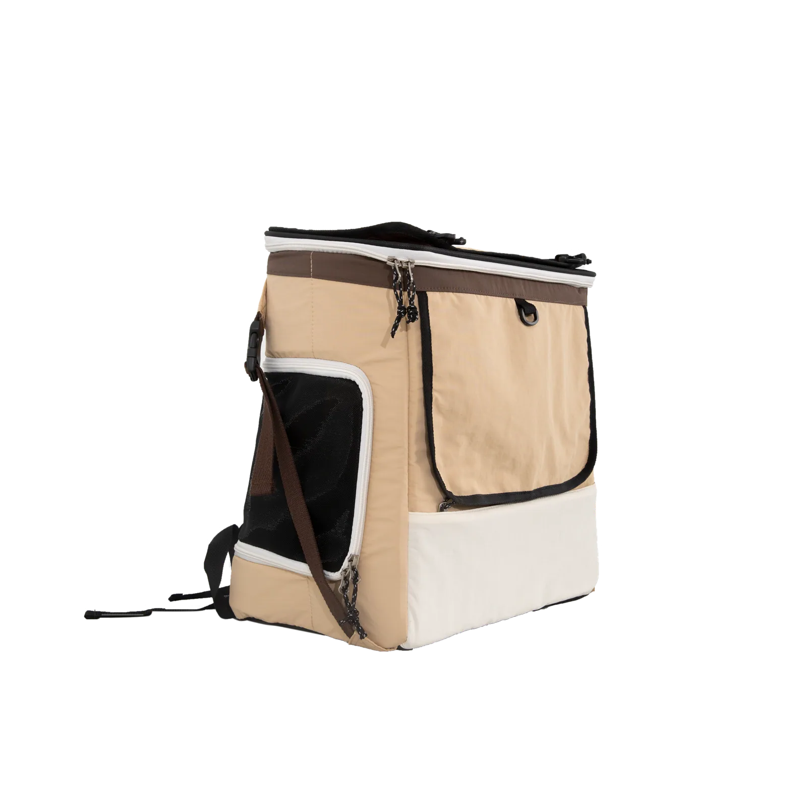 Three-quarter product view showing the structured front and side panels